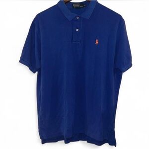 Men’s Y2K Polo Ralph Lauren Royal Blue Polo Shirt Size XL